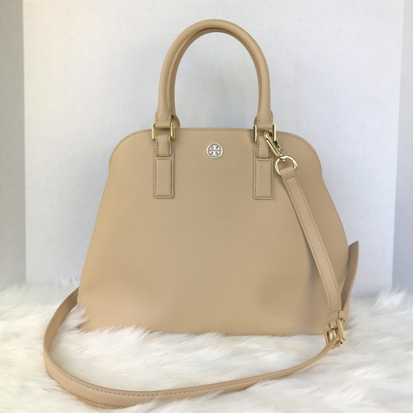 Tory Burch Handbags - HP Authentic Tory Burch Robinson Open Dome Satchel